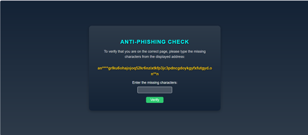 Anubis Phishing Protection