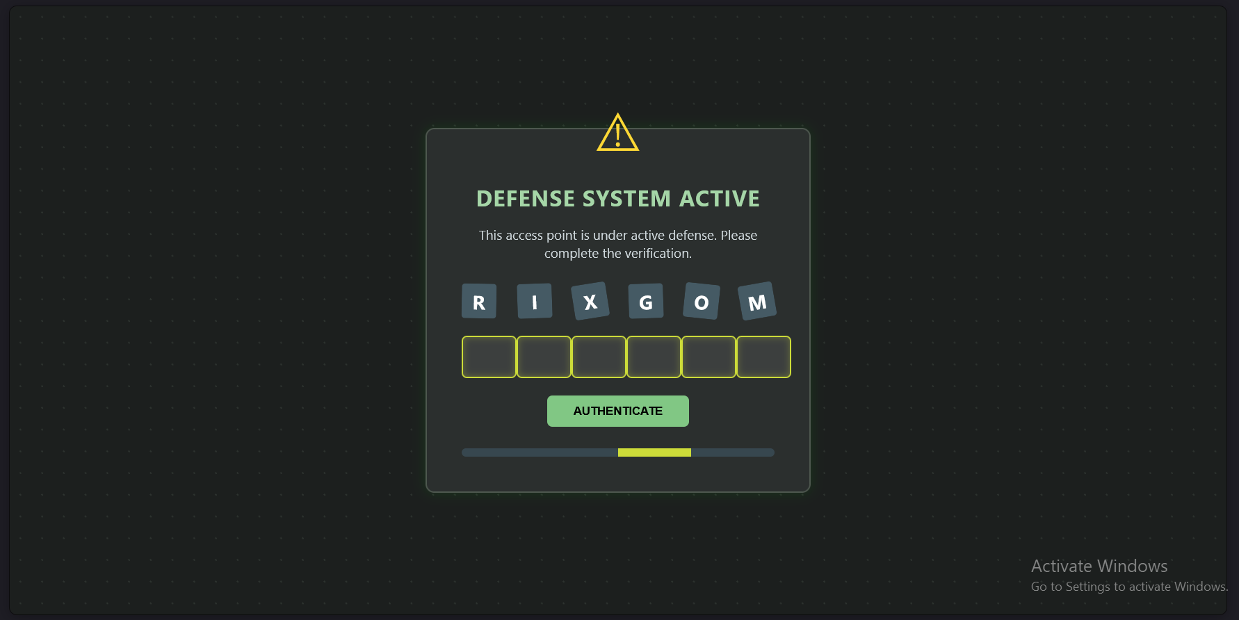 Kryzon Security Features